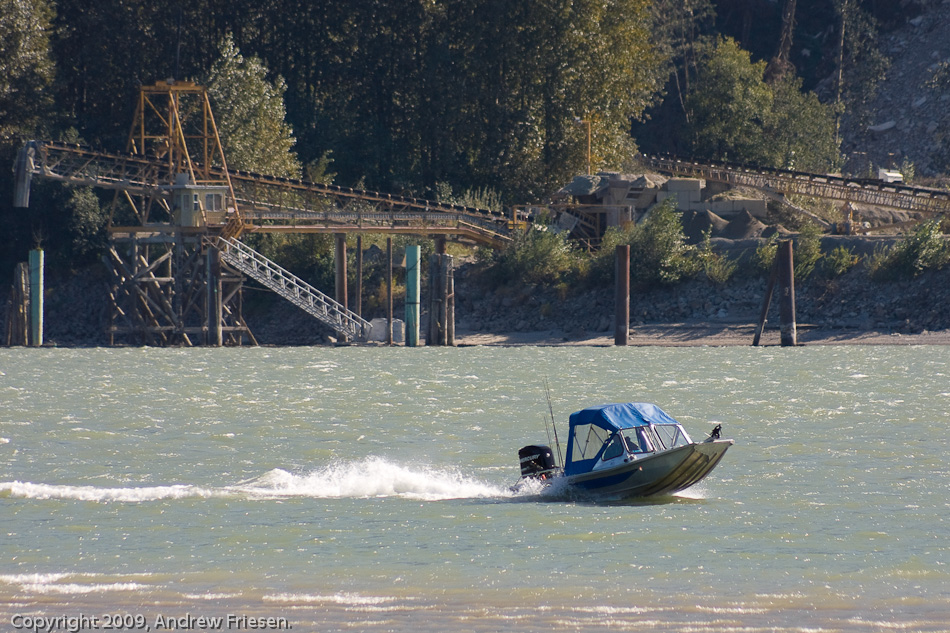 The Fraser River at Dewdney