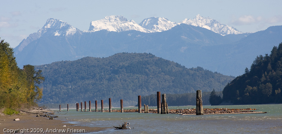 The Fraser River at Dewdney