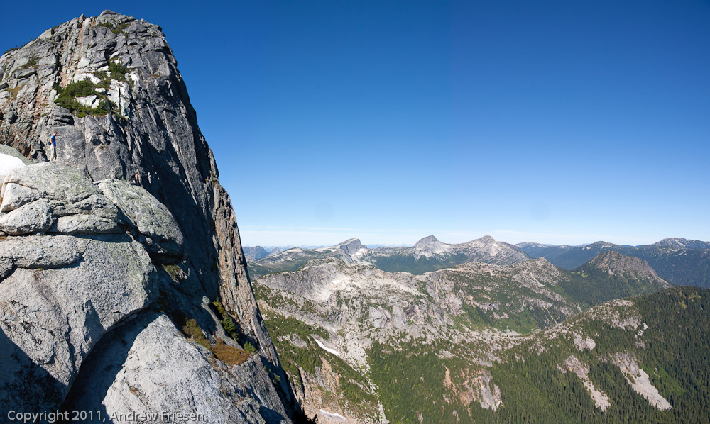 Backside of Yak Peak
